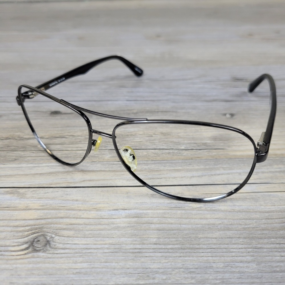 Kirkland Signature Eyeglasses Frames KS #67 Missoula Gunmetal Aviator 61-13-140